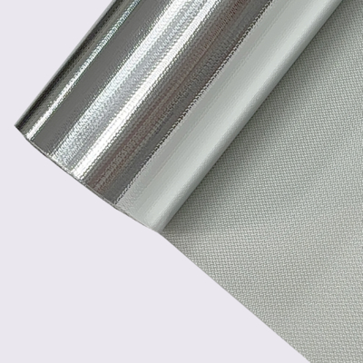 Tecido de fibra de vidro com folha de alumínio de 0,4 mm para isolamento térmico