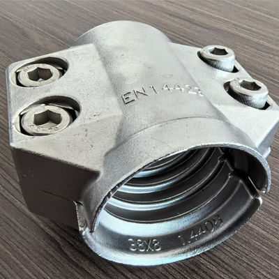 Grampos de Segurança para Conexões de Mangueiras com Parafuso e Porca em Aço Inoxidável