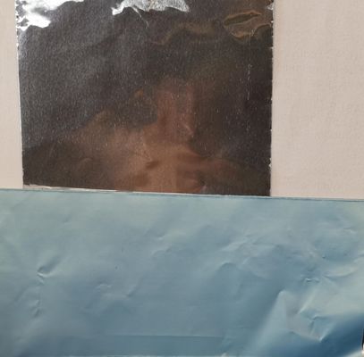 fita de esparadrapo da folha 30um de alumínio com canalização de junta e de selagem azul da ATAC do forro do PE