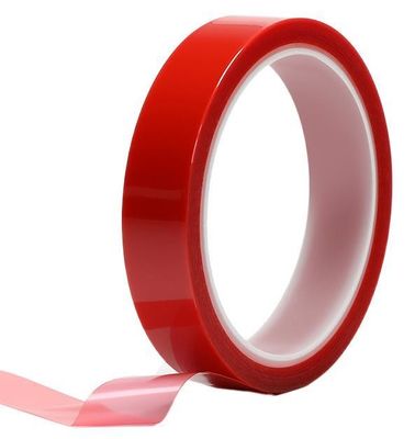 Fita adesiva de silicone de filme PET de baixa energia de superfície 0,055 mm de espessura 10 mm - 500 mm de largura