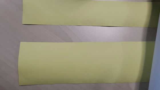 Fita de folha de alumínio à prova d'água com papel de liberação fácil de silicone de cor amarela