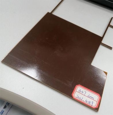 Material de isolamento elétrico de chapa com composição de resina epoxi / tecido de fibra de vidro