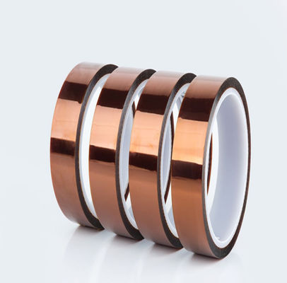 Banda adesiva de película de poliamida de 70um revestida com silicone sensível à pressão Temperatura de trabalho 200°C