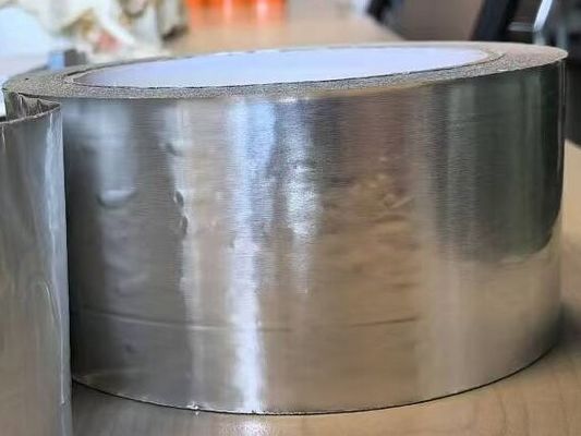 Faixa adesiva de alumínio resistente ao calor com aderência de 15 N/25 mm
