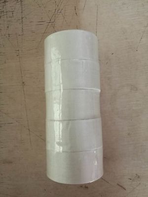 0.13mm fita de fibra de vidro branco para isolamento de temperatura