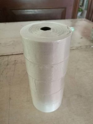 Resistência à tração Faixa de isolamento de tecido de vidro Tipo de parafina Fibra de vidro 0,13 mm 30m Rolo