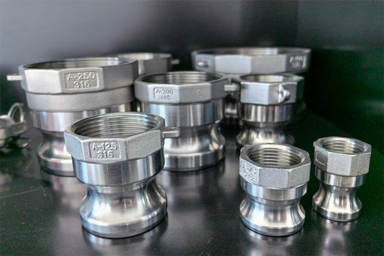 Casting de precisão de tamanho personalizado para aplicações industriais Camlocks etc.