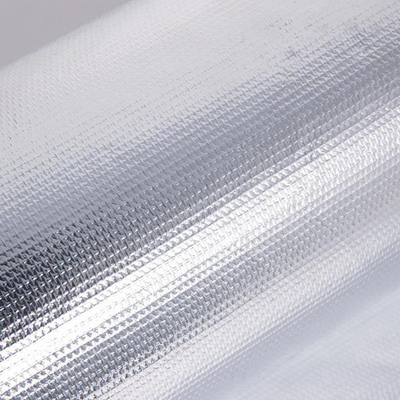 Tecido de fibra de vidro com folha de alumínio de 0,4 mm para isolamento térmico