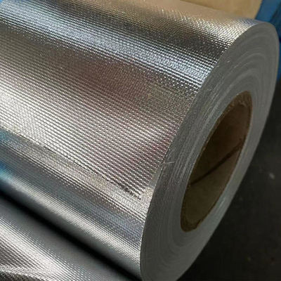 Tecido de fibra de vidro com folha de alumínio 460g/m² para isolamento térmico