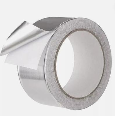 Fita de alumínio de 18um com adesivo de resina de borracha, espessura de 50um