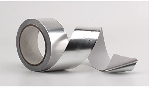 Fita de Folha de Alumínio de Alta Qualidade com Adesivo Acrílico Solvente 80um de Espessura Aplicações Gerais de Fixação, Remendo, Vedação e Máscara