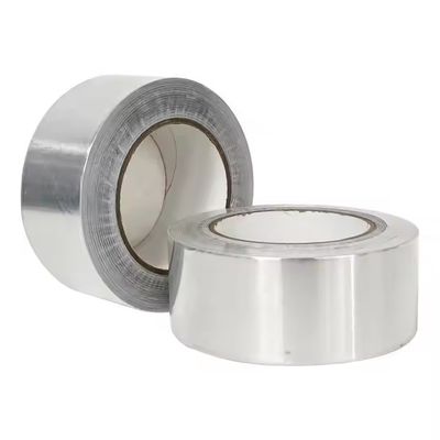 Fita de Folha de Alumínio de Alta Qualidade com Adesivo Acrílico Solvente 80um de Espessura Aplicações Gerais de Fixação, Remendo, Vedação e Máscara