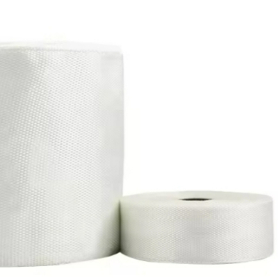 Fita de tecido de fibra de vidro sem álcalis 0,18mm x 50mm para isolamento elétrico