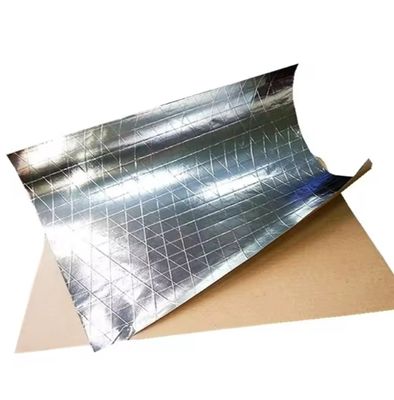 Comércio-Grade Foil-Scrim-Kraft Facing com 95 gsm Base Peso, 7 um espessura de folha, e 60 gms Kraft papel de apoio
