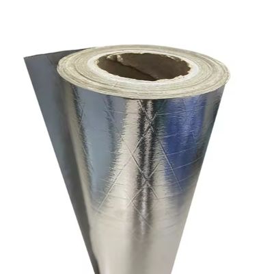 Comércio-Grade Foil-Scrim-Kraft Facing com 95 gsm Base Peso, 7 um espessura de folha, e 60 gms Kraft papel de apoio