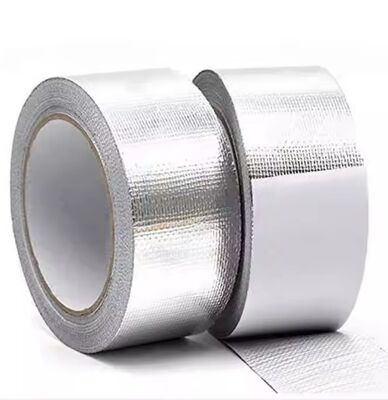 Aluminum Foil Fiberglass Cloth Tape With Strong Tensile And Heat Reflective