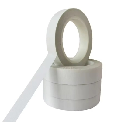 Fita adesiva de tecido de vidro com 0,16mm de espessura, resistente ao calor de -30 a +150°C