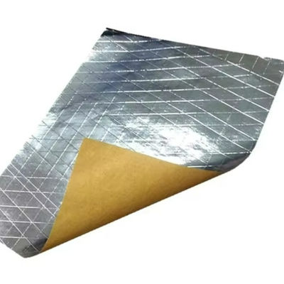 FSK resistente à chama com espessura de folha de 7 um e papel Kraft de 60 gm para isolamento de dutos HVAC