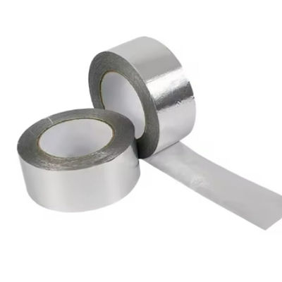 Fita de alumínio de 30um com adesão de 15N/25mm e resistência à tração de 45N/25mm para vedação de HVAC